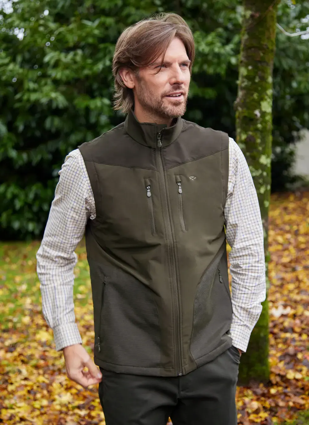Ardross Gilet in Green